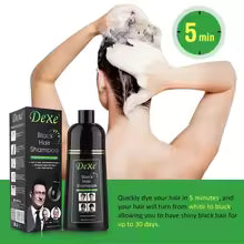 DEXE™ Original: Black Hair Color Shampoo