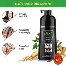 DEXE™ Original: Black Hair Color Shampoo