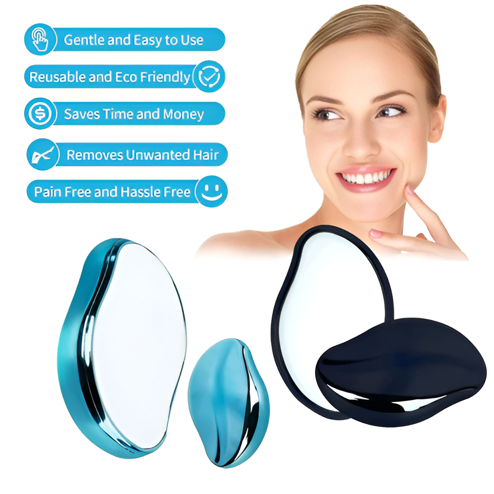 CrystalSmooth™ Hair Removal Tool – Painless & Gentle Skin Exfoliator