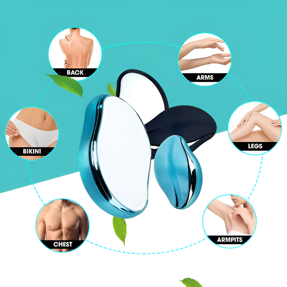 CrystalSmooth™ Hair Removal Tool – Painless & Gentle Skin Exfoliator