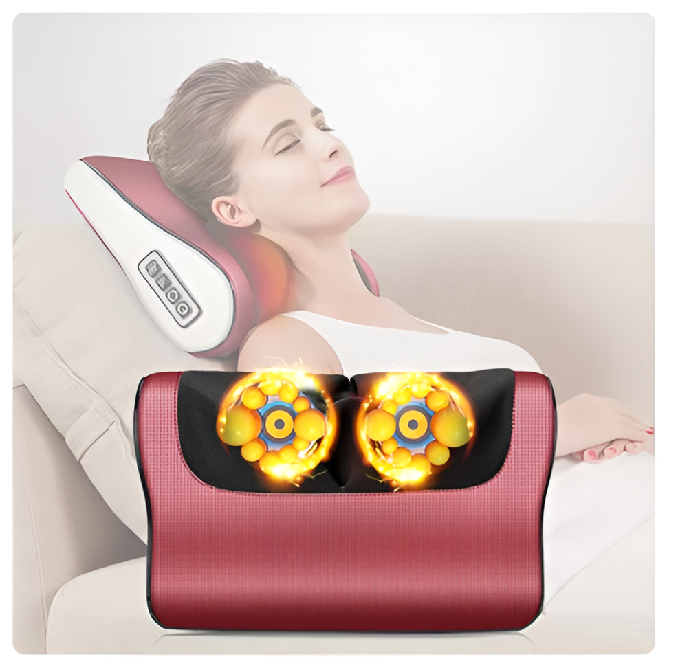 RelaxWave™ Electric Massage Pillow – Deep Vibration & Comfort Therapy